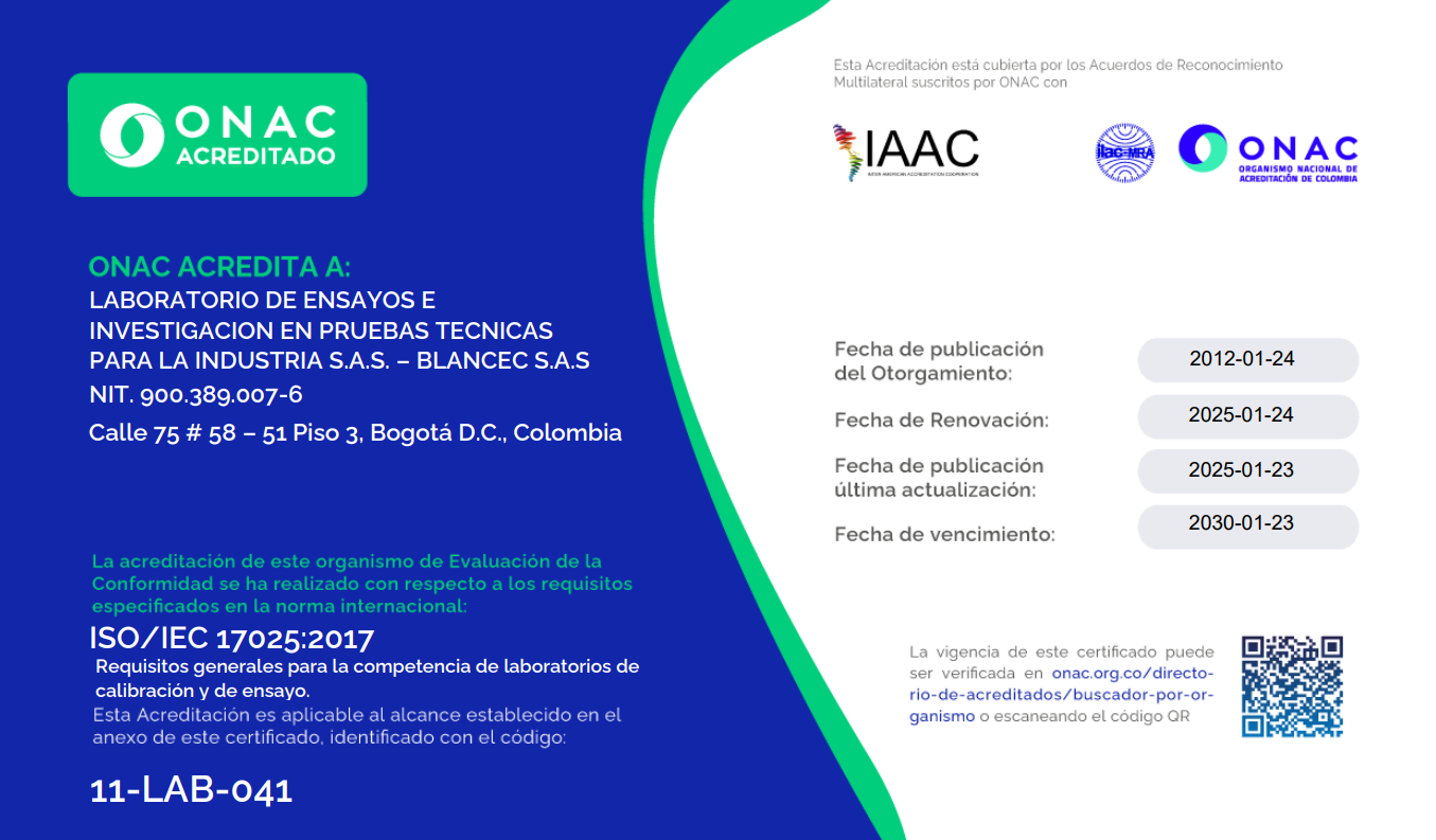 Acreditación de la ONAC